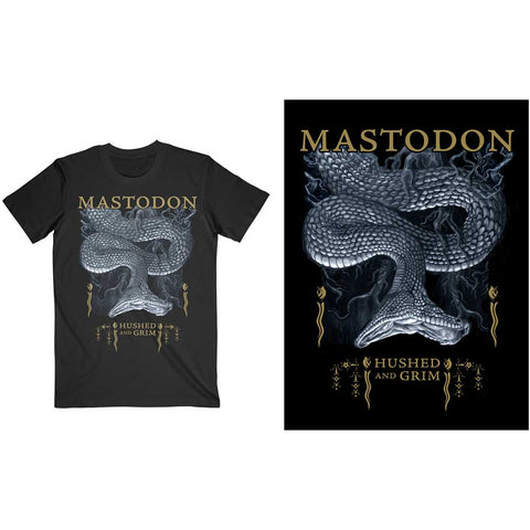 MASTODON UNISEX T-SHIRT: HUSHED SNAKE