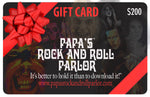 Papa's Rock and Roll Parlor Gift Cards