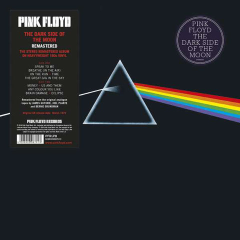 Pink Floyd Dark Side Of The Moon 180g Vinyl Lp