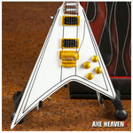 Randy Rhoads Signature White Flying V Miniature Guitar Replica Collectible