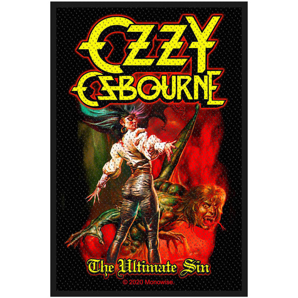 OZZY OSBOURNE TEXTILE POSTER: THE ULTIMATE SIN | Papa's Rock and