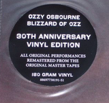 Ozzy Osbourne Blizzard of Ozzy 30th Anniversary Edition Vinyl,CD,Expanded, and Japan press CD