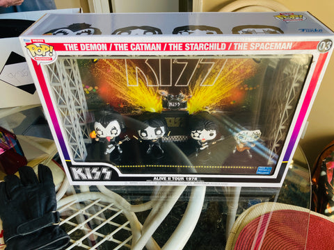 Kiss Alive II 1978 Funko Rocks Set with Stage (Walmart Exclusive)