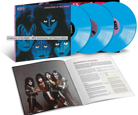 Kiss The Creatures Of The Night 40th Anniversary 3LP Deluxe Edition-CD Deluxe-CD Super Deluxe Box Set