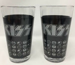 Kiss Pint Glasses