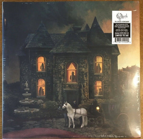 Opeth 'In Cauda Venenum' Swamp Green w/Mustard Splatter Vinyl 2LP