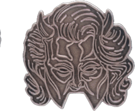 Ghost Ghoulette Vintage Style Pin